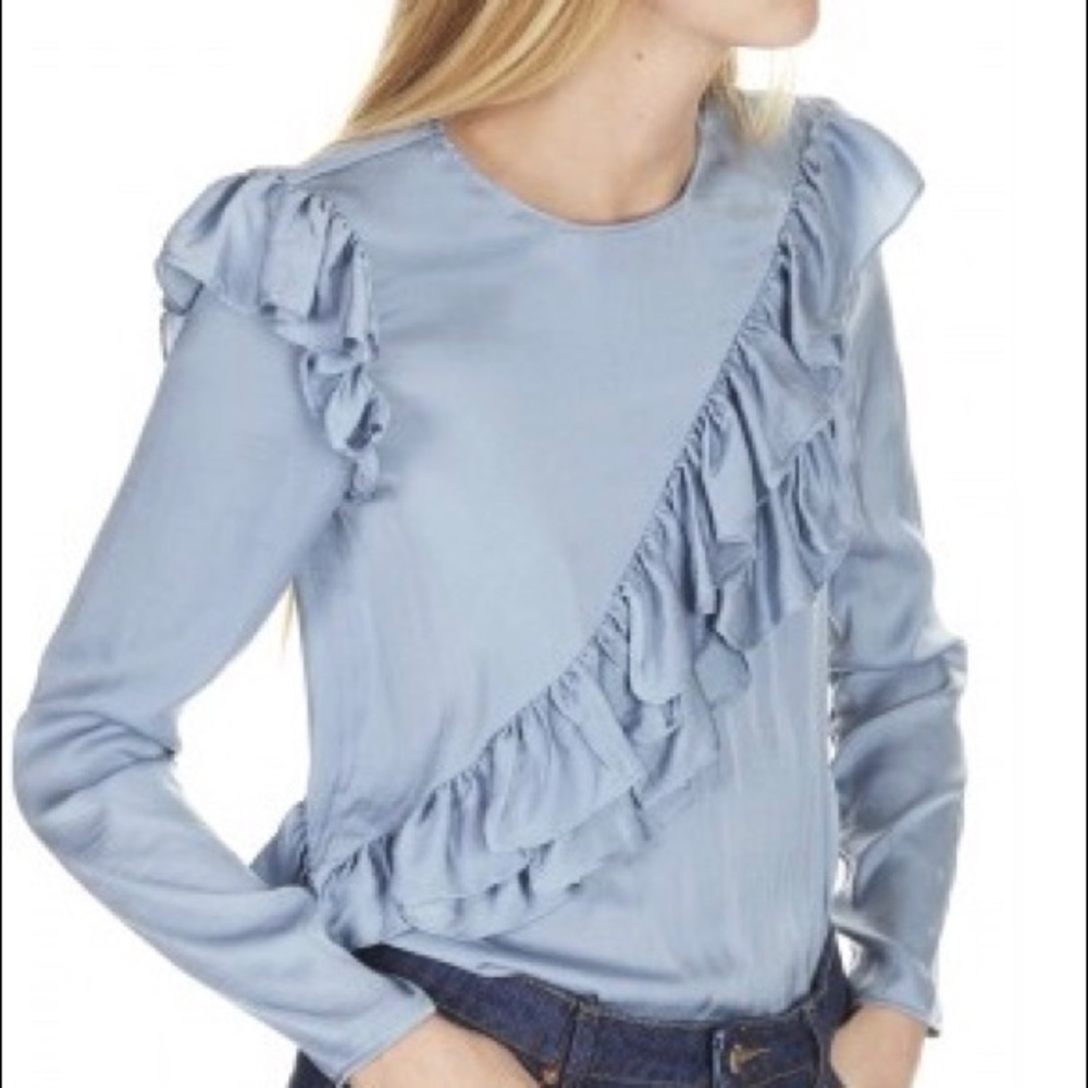 Maje Ruffle Top